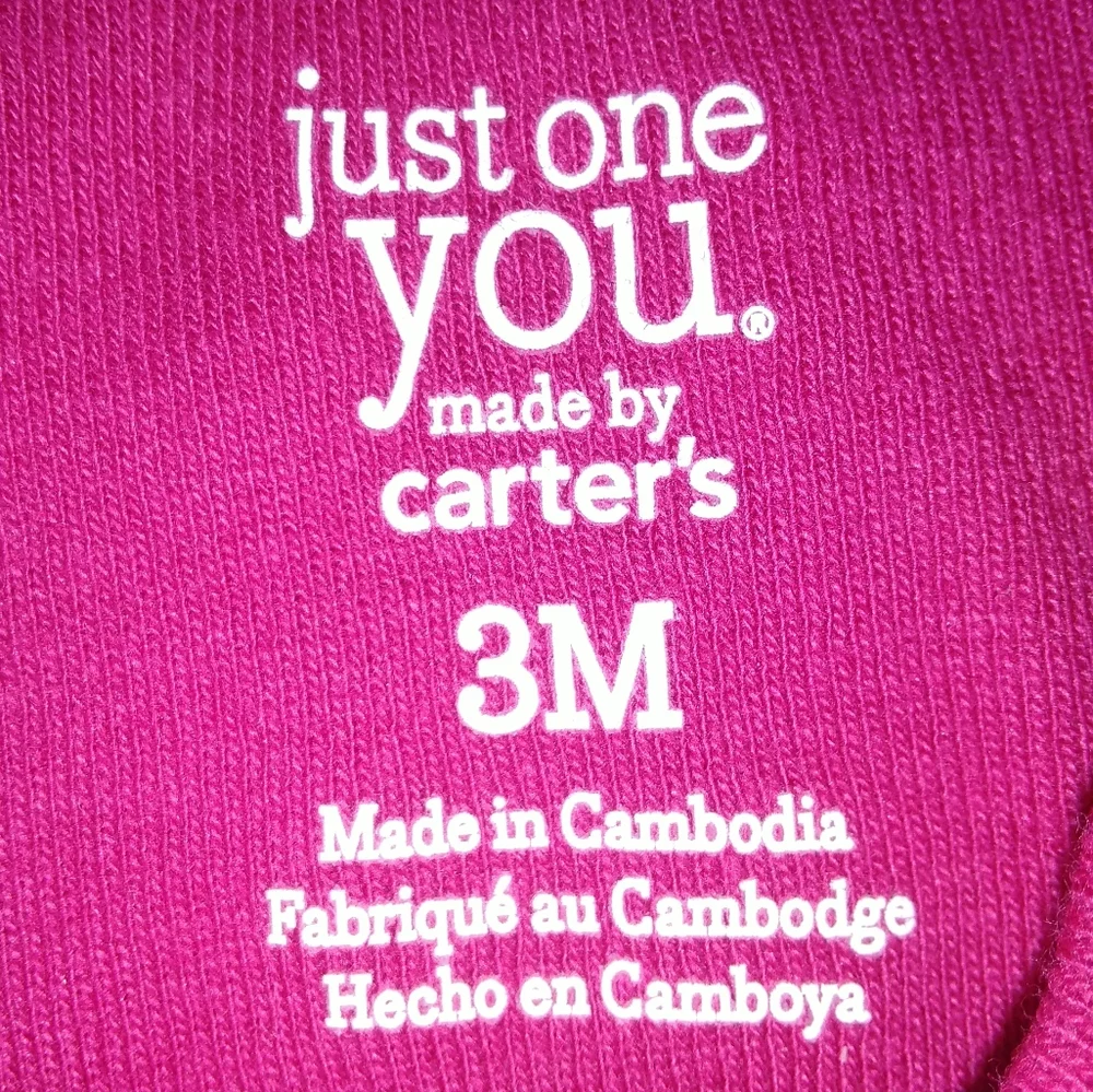 4 Piece Onesie Lot Just One You By Carter's